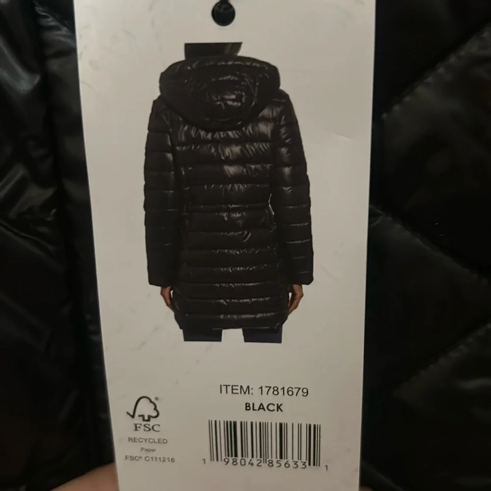 Kenneth Cole New York Full Zip Puffer Jacket with Hood Black Size XL - Picture 5 of 16